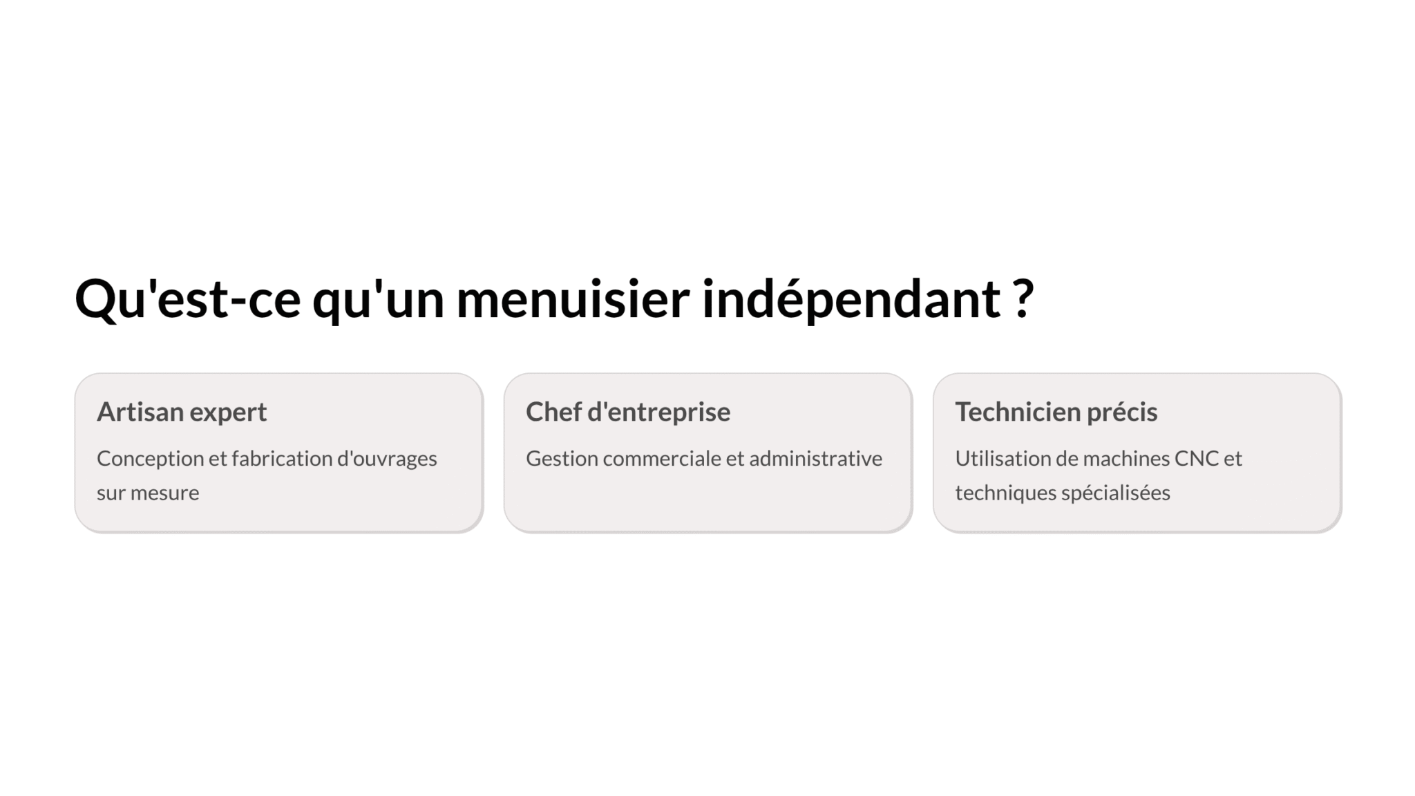Qu'est ce qu'un menuisier independant quest ce quun menuisier independant