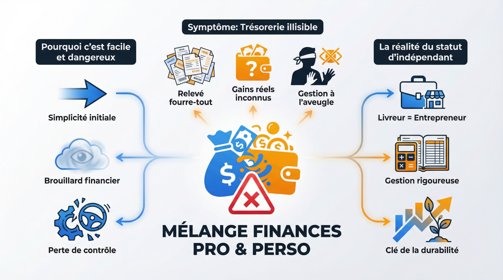 melange finances pro and perso risques et gestion