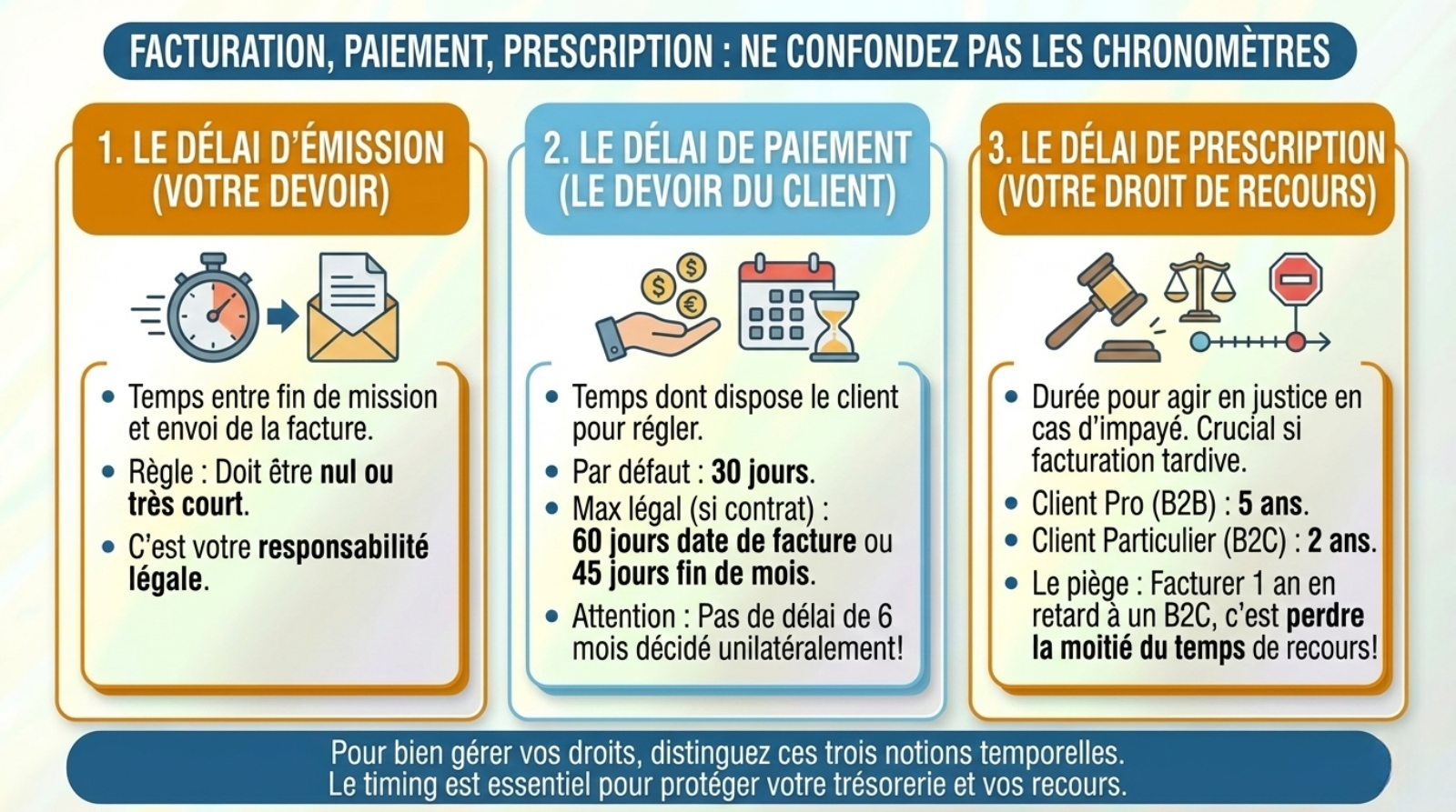 peut on facturer un an après une prestation
