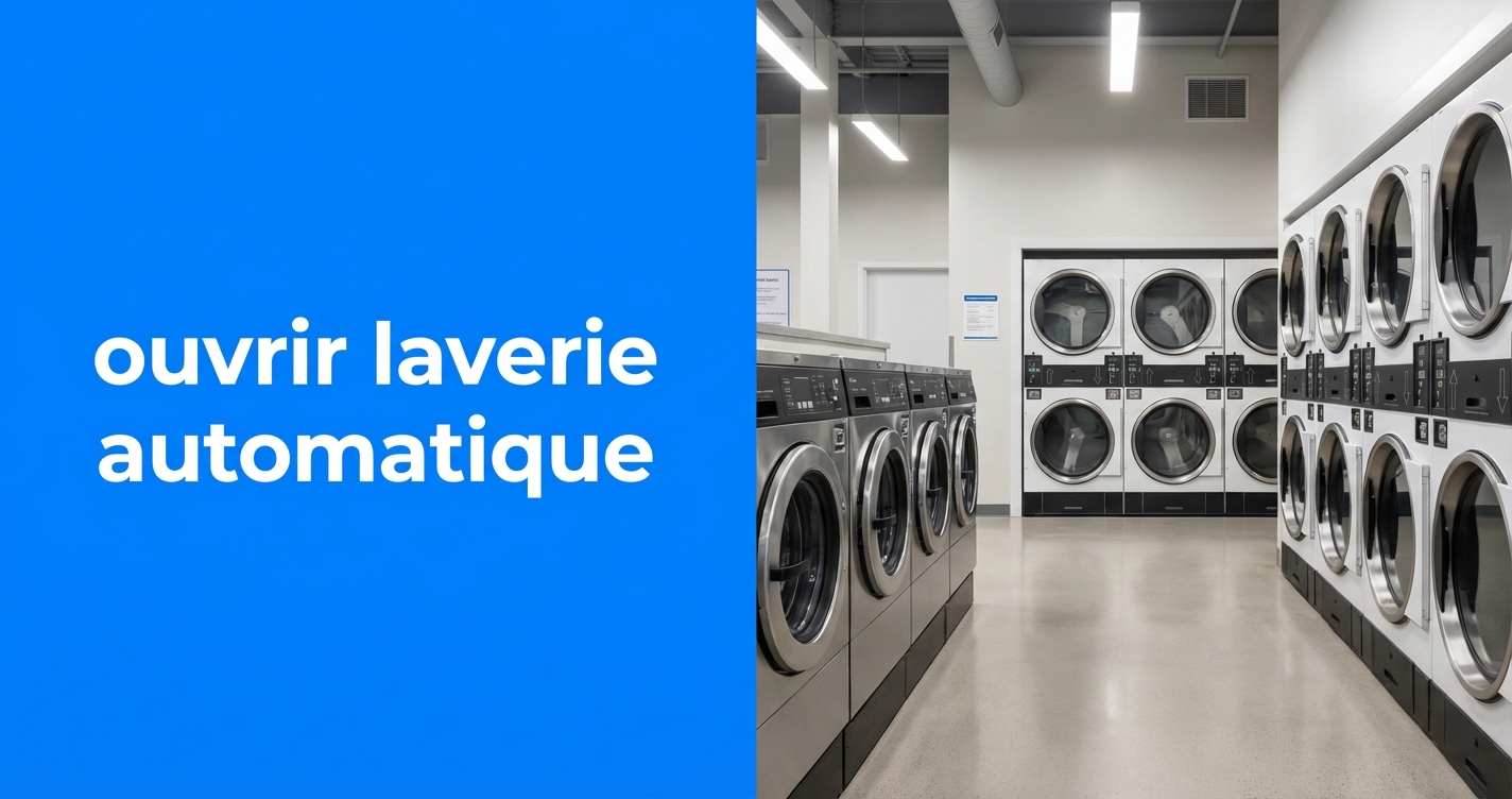 ouvrir une laverie automatique budget et rentabilite